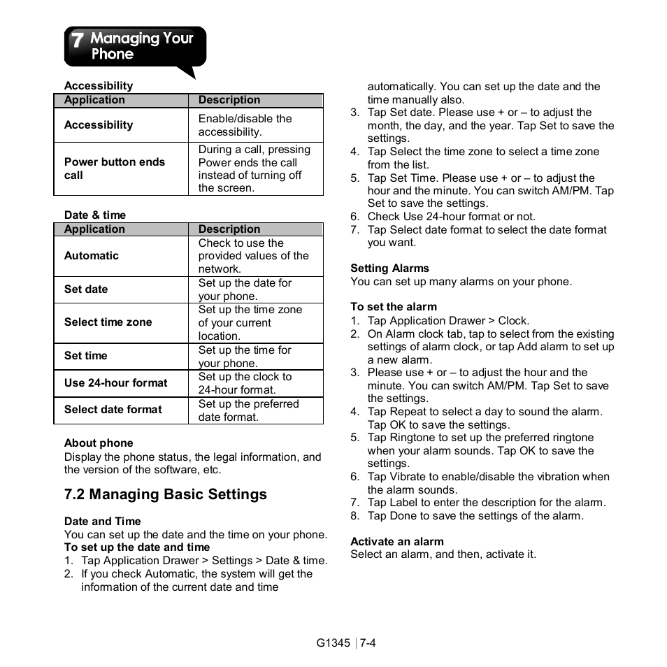 2 managing basic settings | GIGABYTE GSmart G1345 User Manual | Page 56 / 59