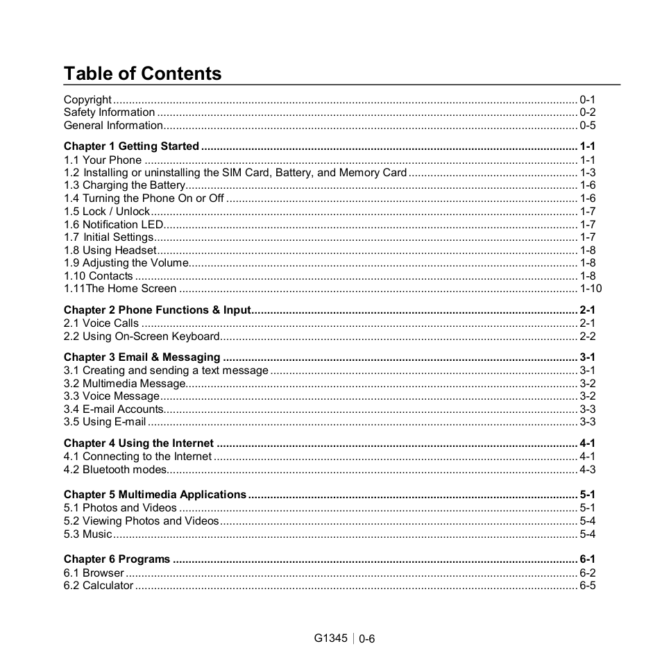 GIGABYTE GSmart G1345 User Manual | Page 7 / 59
