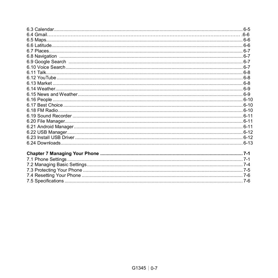 GIGABYTE GSmart G1345 User Manual | Page 8 / 59
