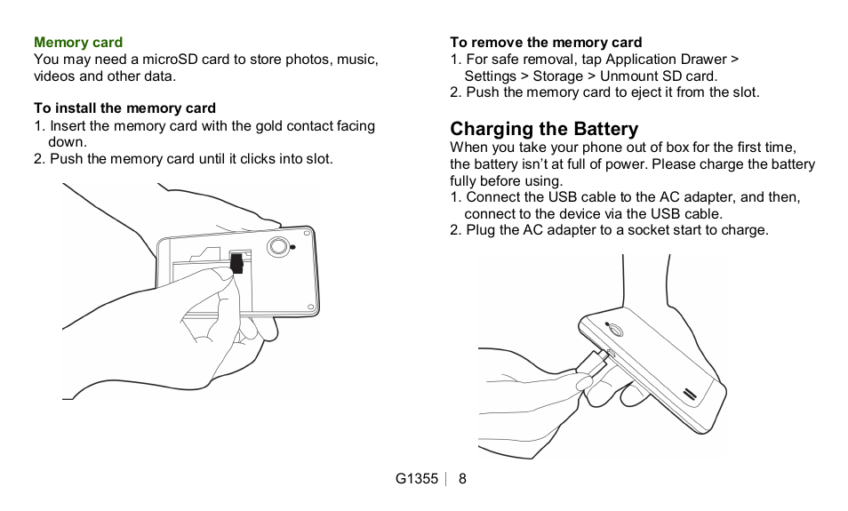GIGABYTE GSmart G1355 User Manual | Page 8 / 15