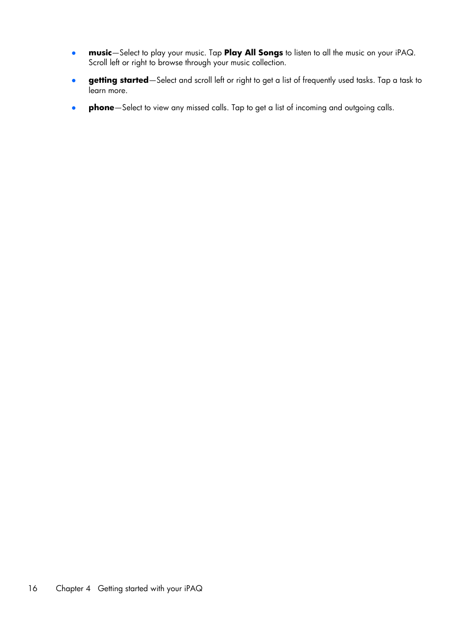 HP iPAQ Glisten User Manual | Page 28 / 185