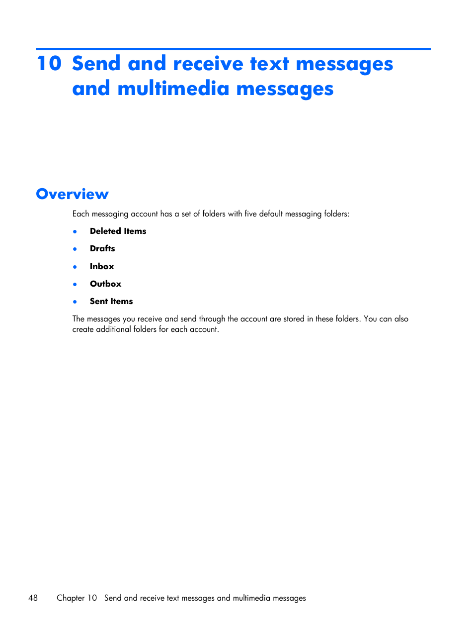 Overview | HP iPAQ Glisten User Manual | Page 60 / 185