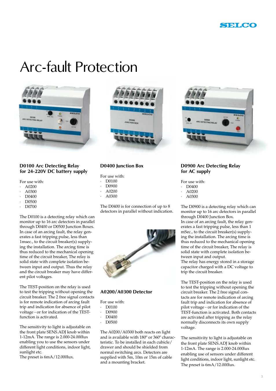 Arc-fault protection | Littelfuse D0400 Series User Manual | Page 3 / 6