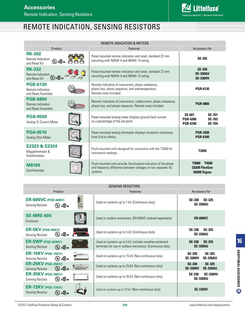 Littelfuse SE-MRE-600 Series User Manual | 1 page