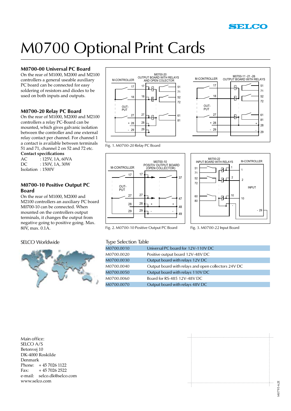 Littelfuse M0700 Series User Manual | 1 page