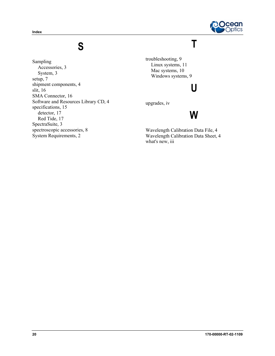 Ocean Optics Red Tide USB650 Install User Manual | Page 26 / 26