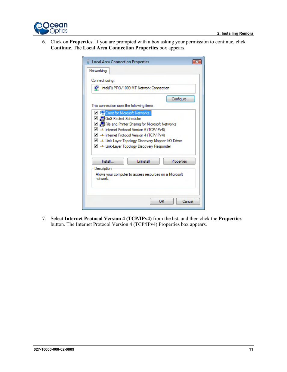 Ocean Optics Remora User Manual | Page 17 / 42