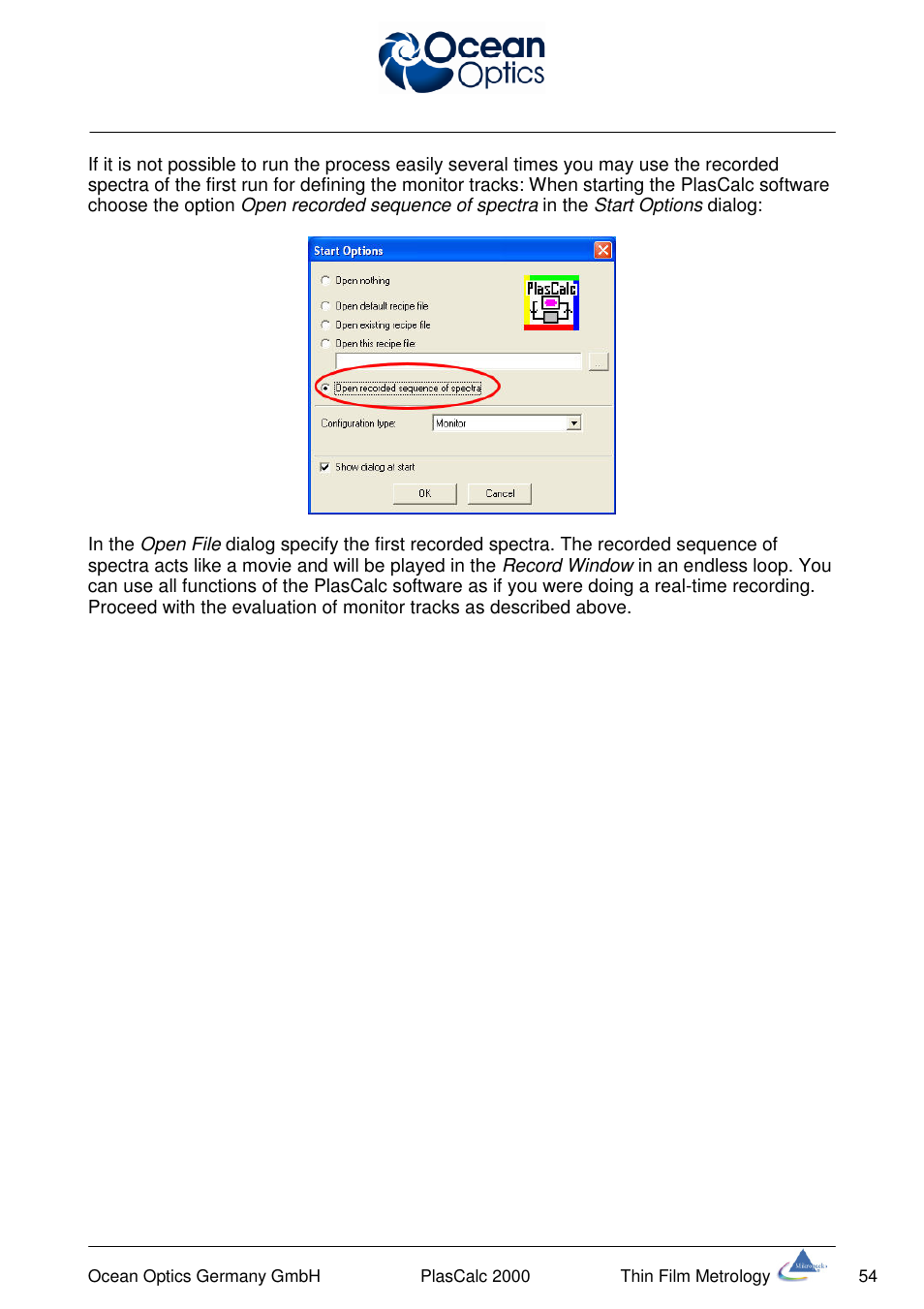 Ocean Optics PlasCalc User Manual | Page 57 / 59