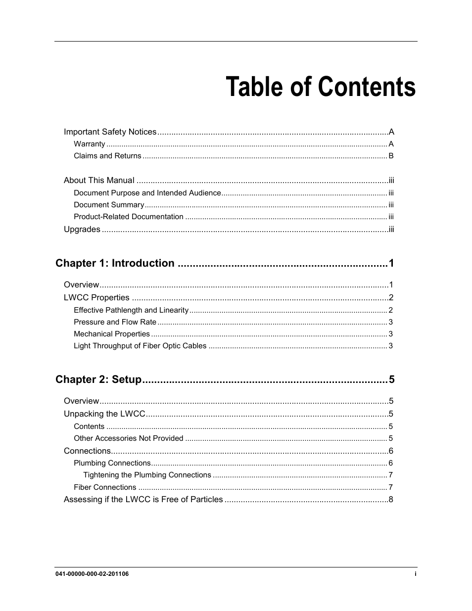 Ocean Optics LPC-500CM User Manual | Page 5 / 28