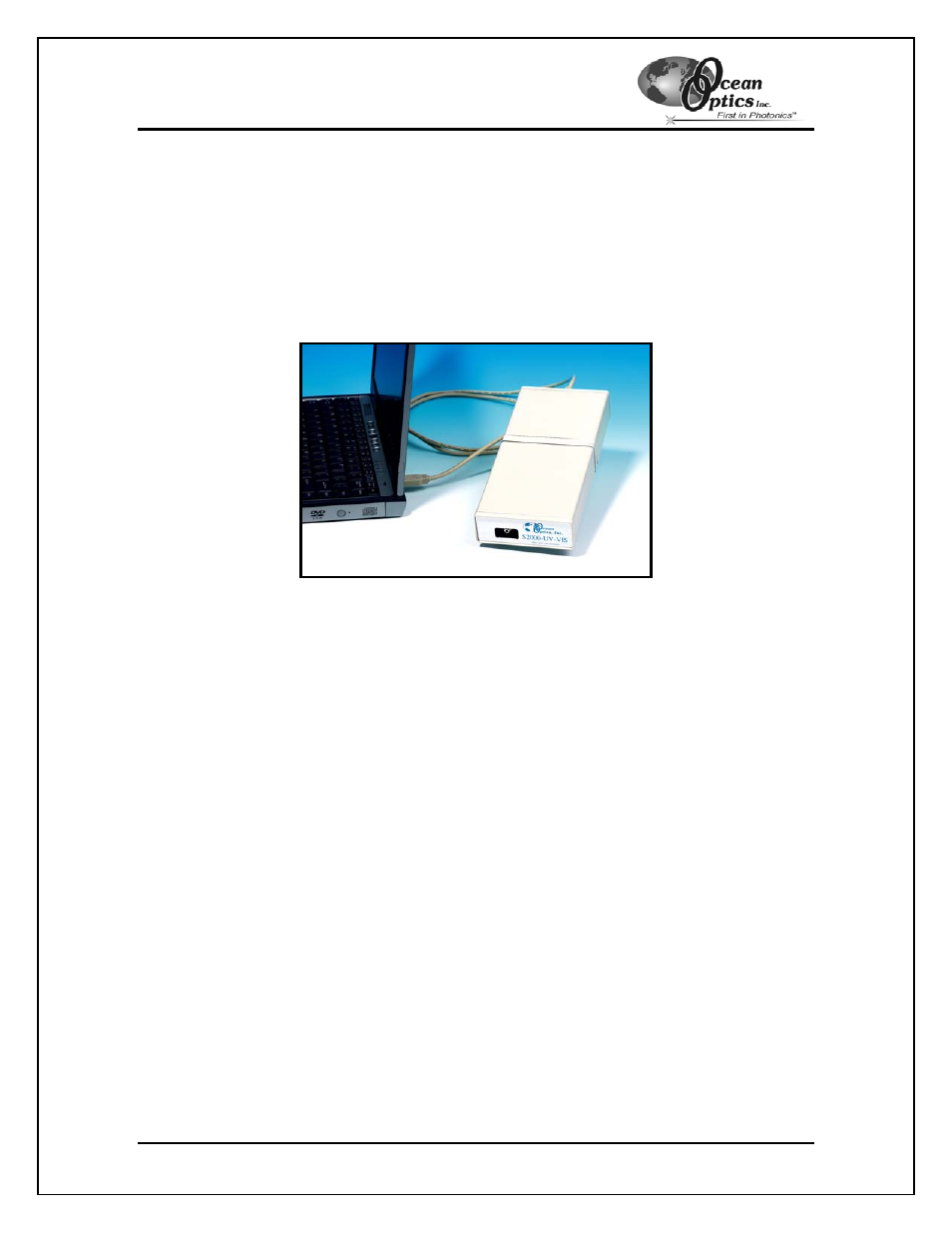 Usb port, Serial port | Ocean Optics ADC1000-USB User Manual | Page 5 / 27