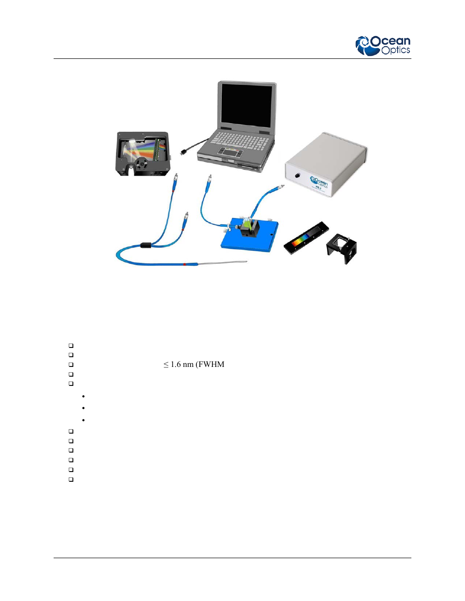 Features | Ocean Optics Torus Operating Instructions User Manual | Page 8 / 30