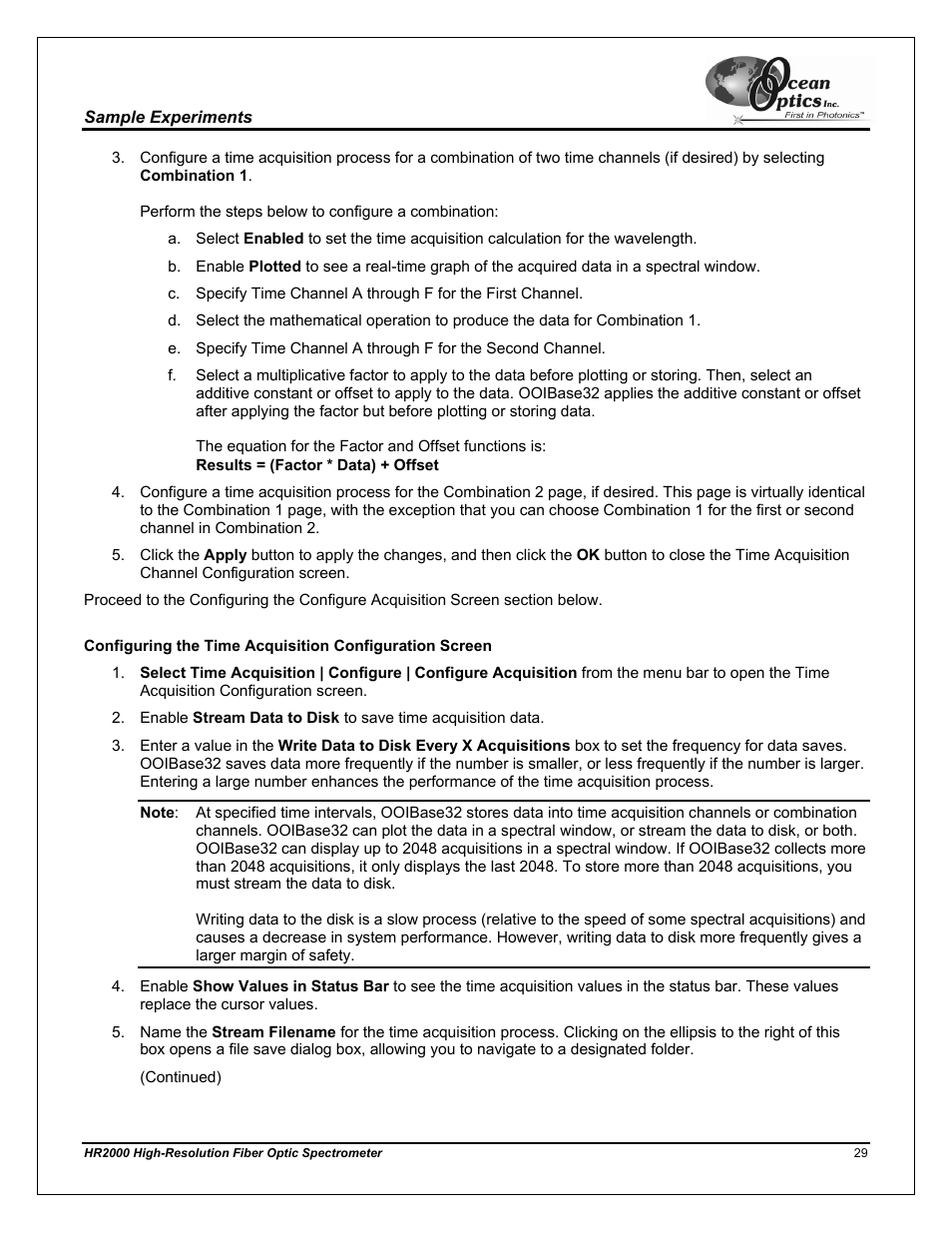 Ocean Optics HR2000CG-UV-NIR User Manual | Page 33 / 42