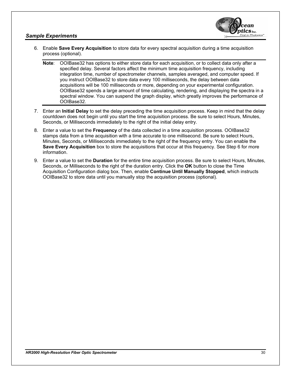 Ocean Optics HR2000CG-UV-NIR User Manual | Page 34 / 42