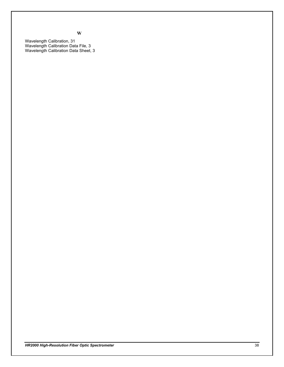 Ocean Optics HR2000CG-UV-NIR User Manual | Page 42 / 42