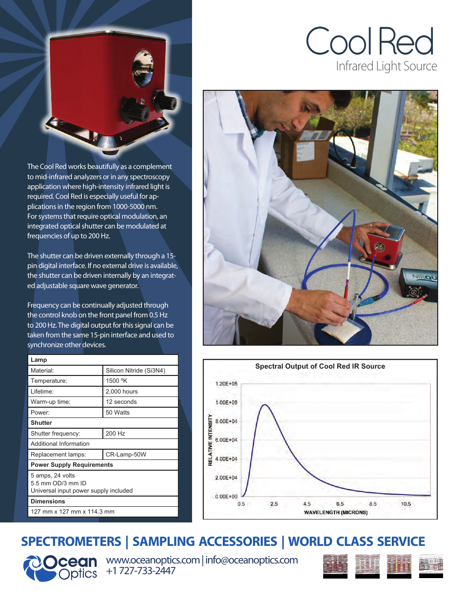 Ocean Optics Cool Red User Manual | 1 page