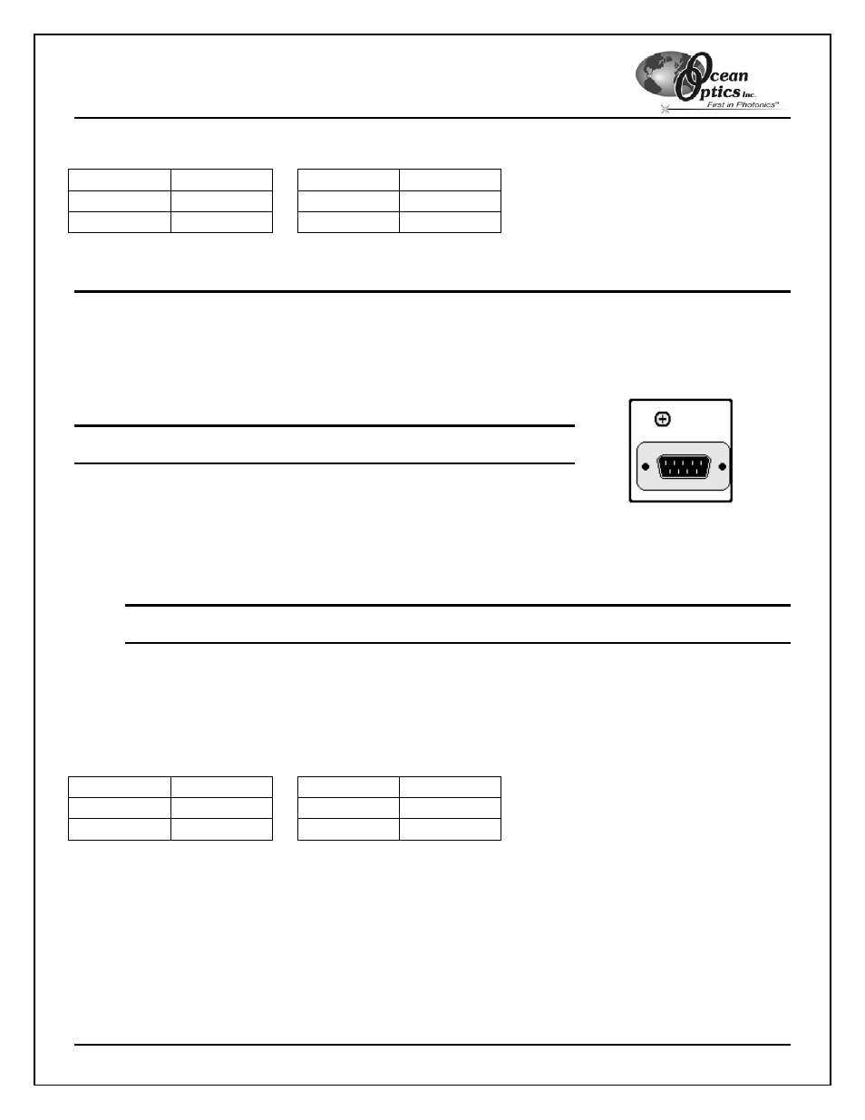 Usb-adp-h | Ocean Optics USB-ADP Serial Adapters User Manual | Page 2 / 3