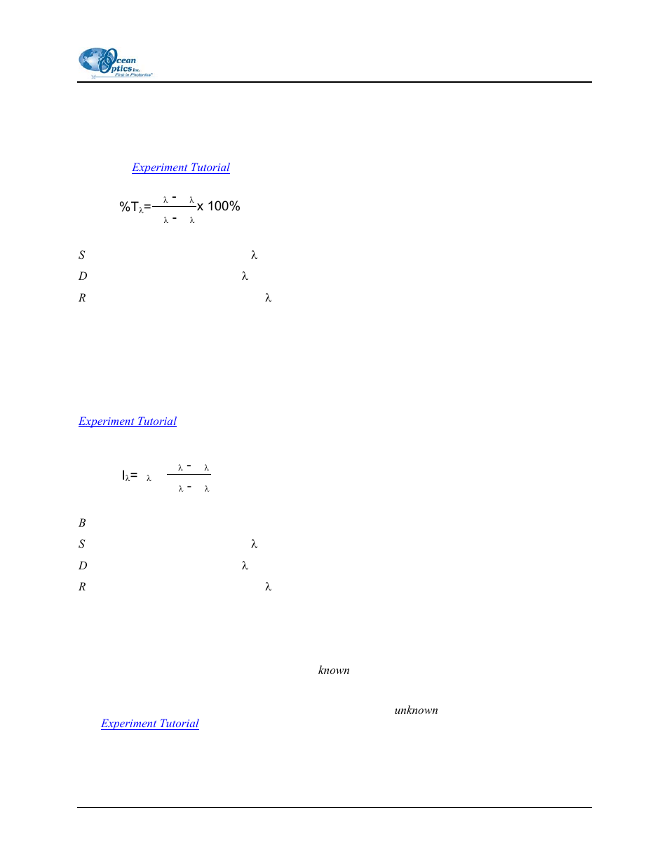 Transmission, Relative irradiance, Concentration | Ocean Optics CHEM2000 User Manual | Page 13 / 36