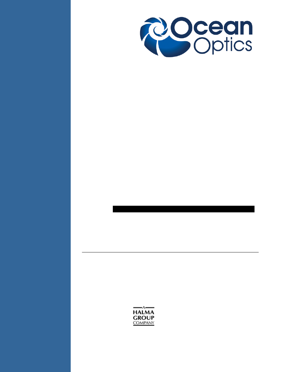 Ocean Optics Deuterium-Halogen Calibration Light Source User Manual | 19 pages