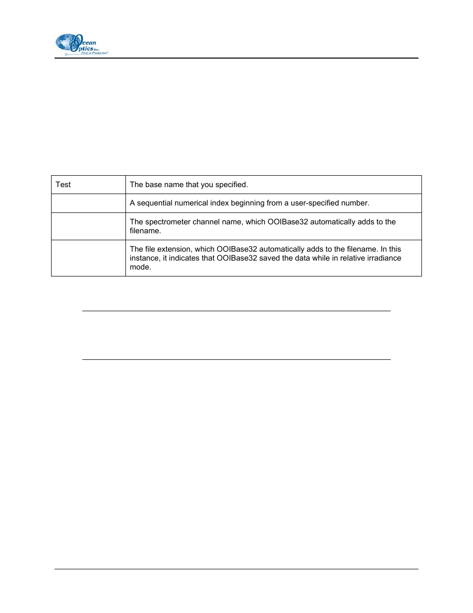 Autoincrement filenames, Enabled, Show name | Enabled show name | Ocean Optics OOIBase32 User Manual | Page 29 / 140