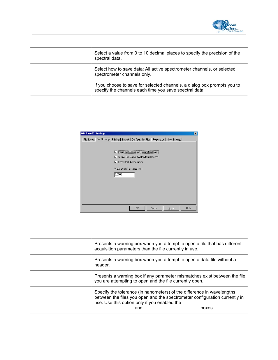 File opening | Ocean Optics OOIBase32 User Manual | Page 34 / 140