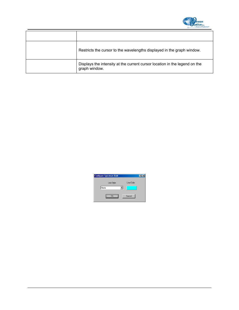 Grid, Enabled, Configure | Enabled configure | Ocean Optics OOIBase32 User Manual | Page 52 / 140