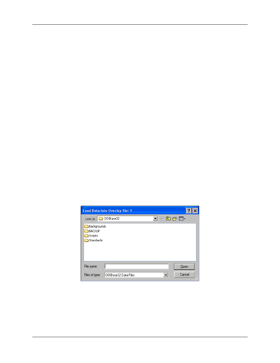 Overlay menu functions, Overview, Select to add overlay | Chapter 6, Overview select to add overlay | Ocean Optics OOIBase32 User Manual | Page 57 / 140