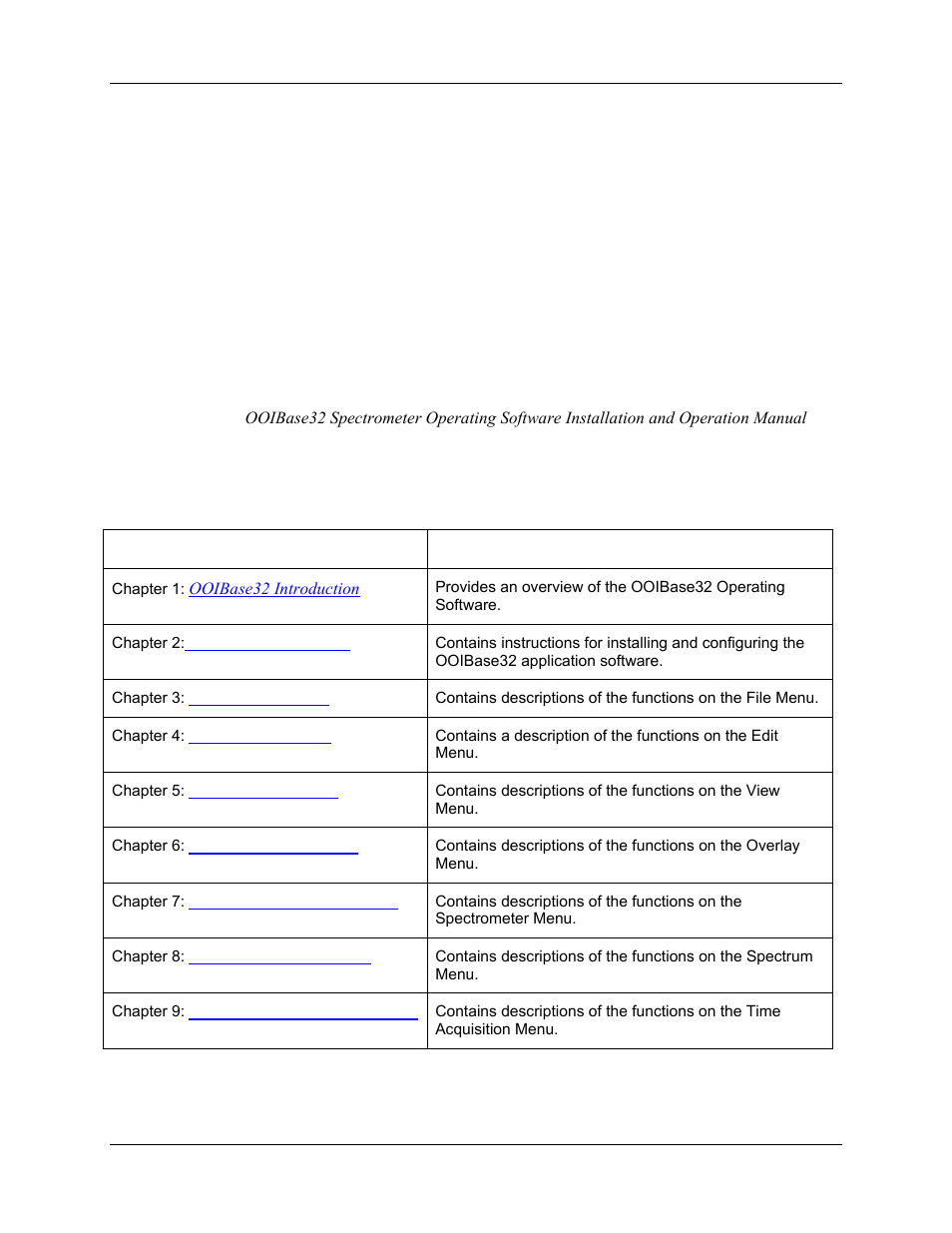 About this manual, Document purpose and intended audience, What’s new in this document | Document summary | Ocean Optics OOIBase32 User Manual | Page 9 / 140