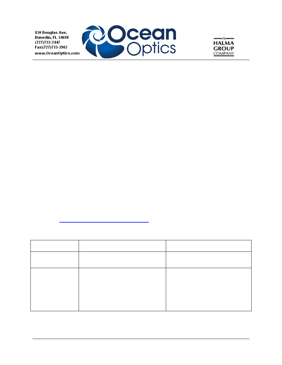 Ocean Optics External Triggering Options Instructions for Spectrometers with Firmware Version 3.0 and Above User Manual | 16 pages