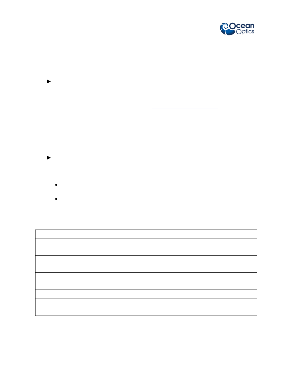 Aligning with the spectrometer, Using the sampling system, Specifications | Ocean Optics USB-ISS-UV_VIS User Manual | Page 4 / 4