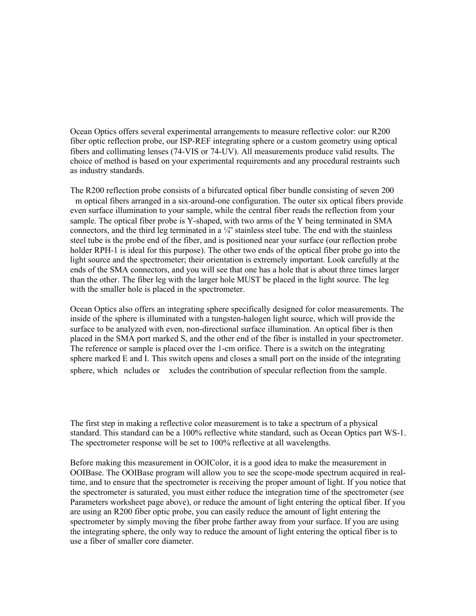 Experiment tutorial | Ocean Optics OOIColor User Manual | Page 9 / 14