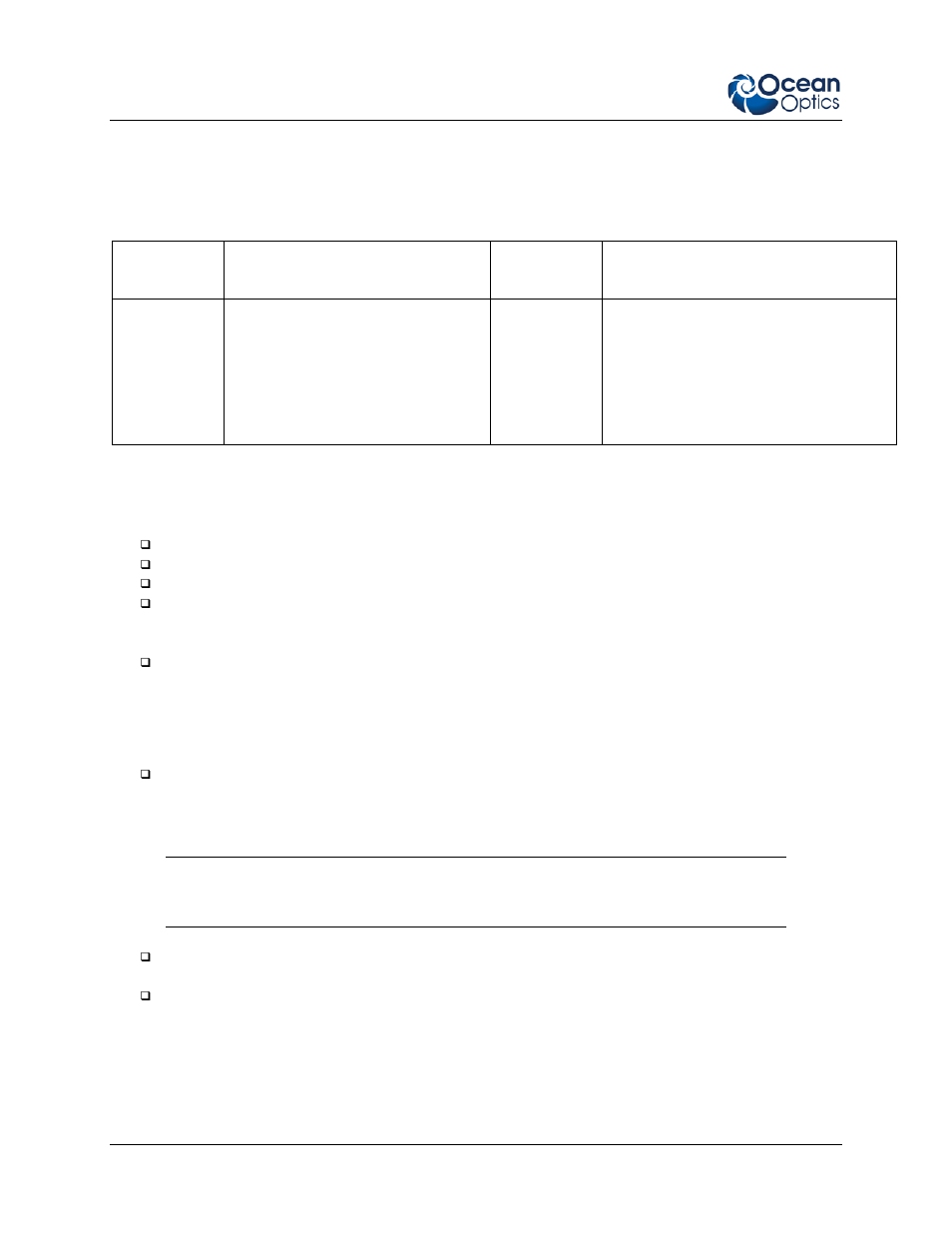 Interface options, Shipment components | Ocean Optics Apex Install User Manual | Page 10 / 24