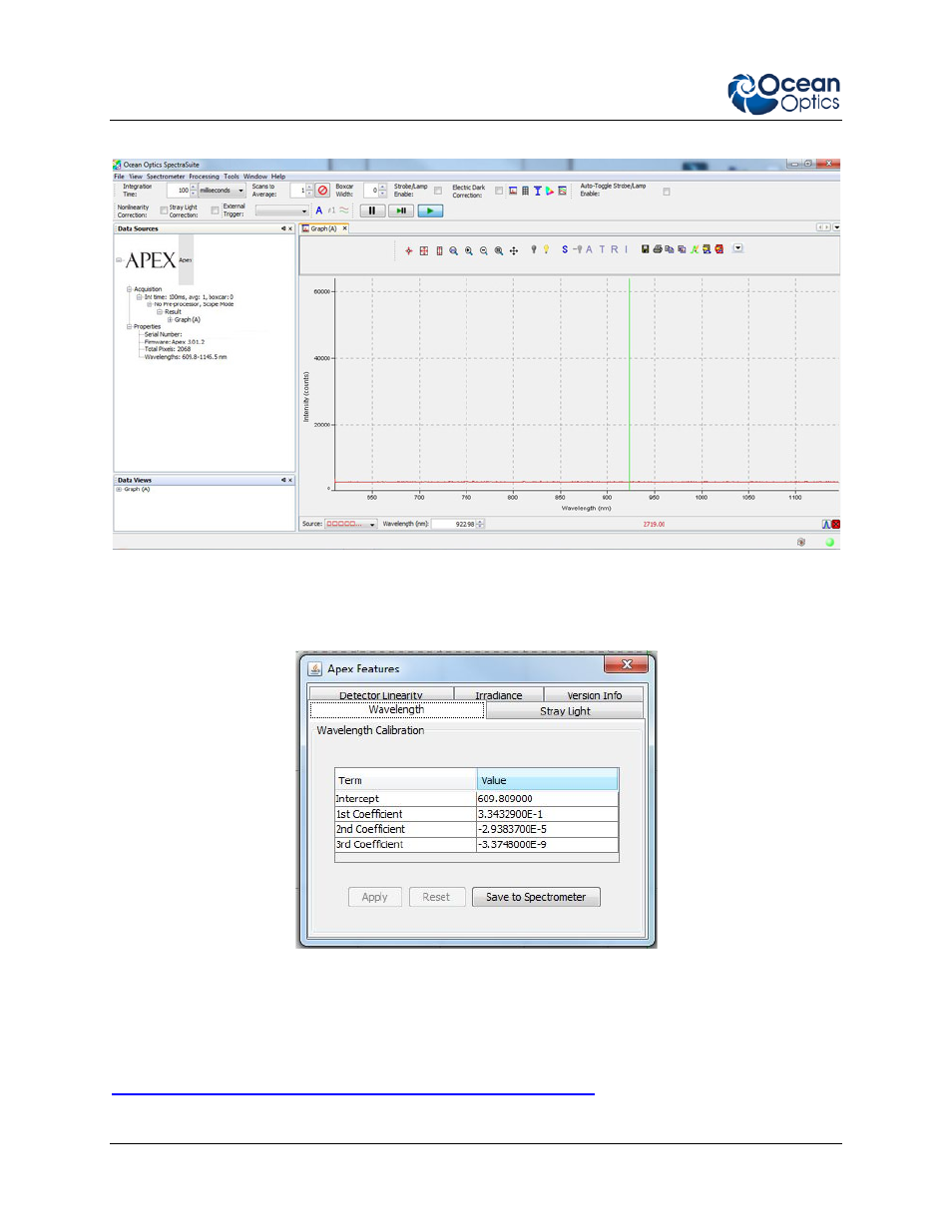 Spectrasuite apex spectrometer features, Connect spectroscopic accessories | Ocean Optics Apex Install User Manual | Page 14 / 24