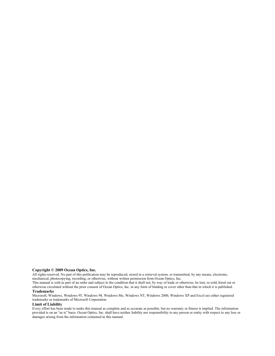 Ocean Optics DH-2000 User Manual | Page 2 / 34