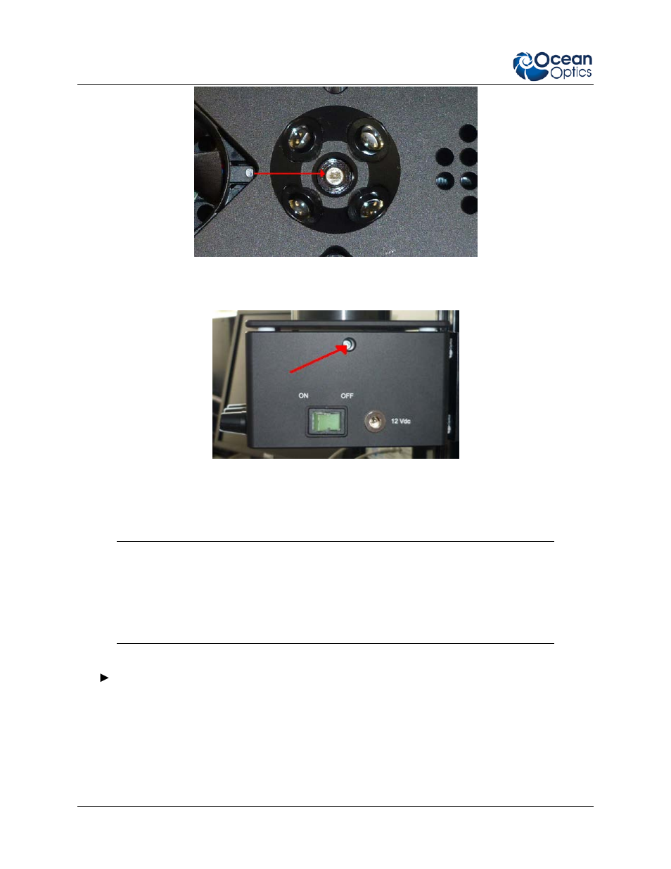 Changing the bulbs | Ocean Optics Vivo User Manual | Page 12 / 18