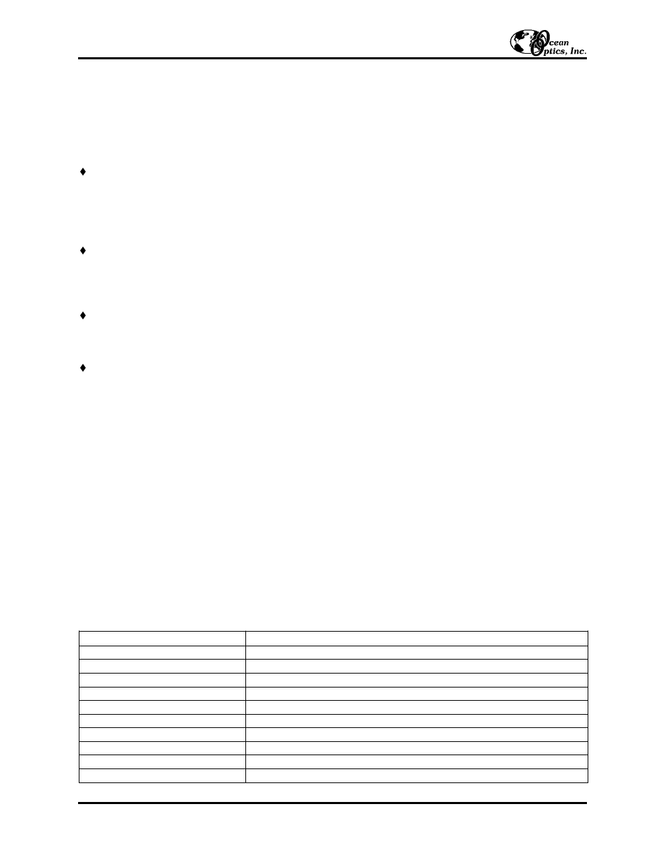 Ocean Optics R200 User Manual | 1 page