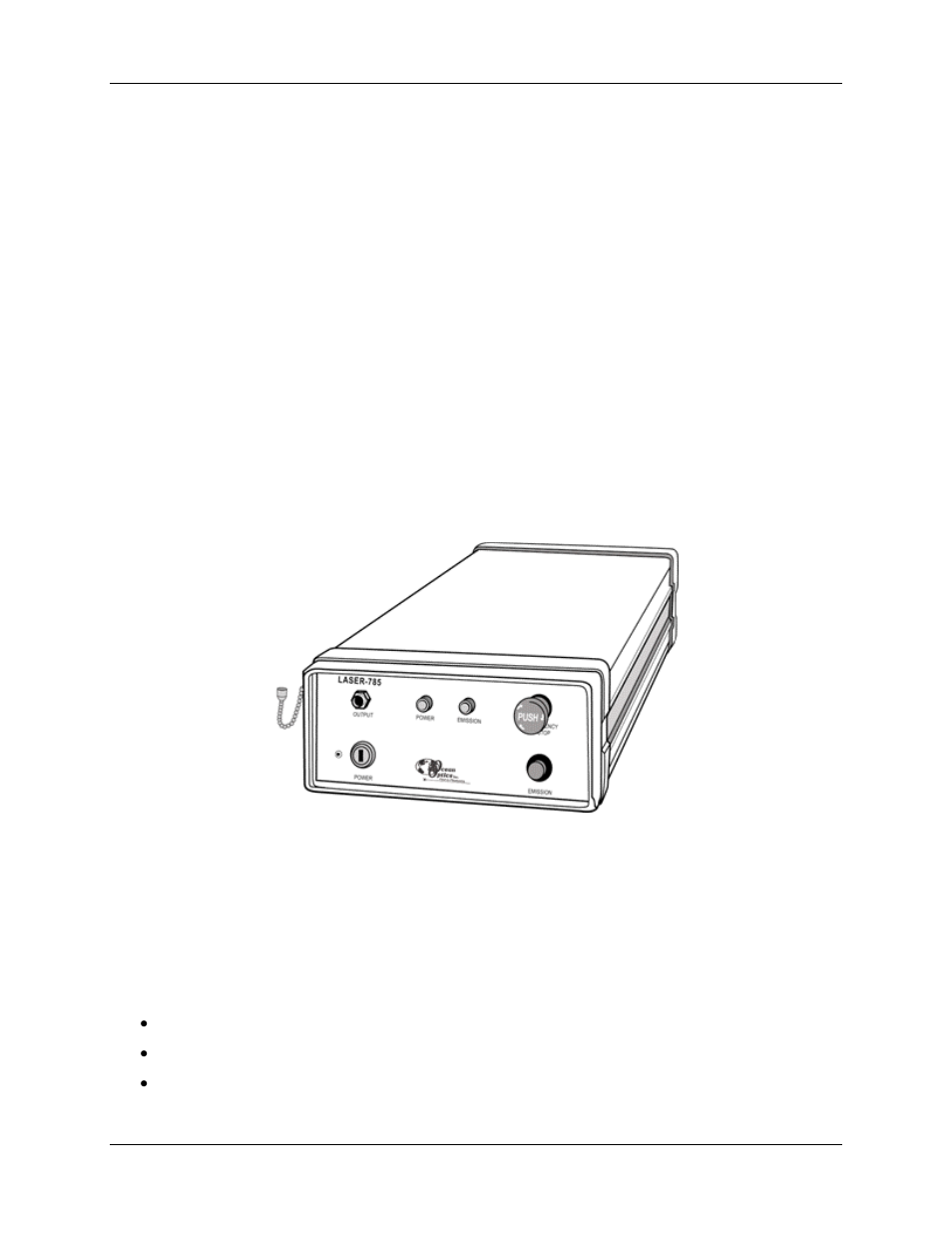 Introduction, Overview, Features | Chapter 1: introduction, Chapter 1 | Ocean Optics Laser-785 User Manual | Page 9 / 18