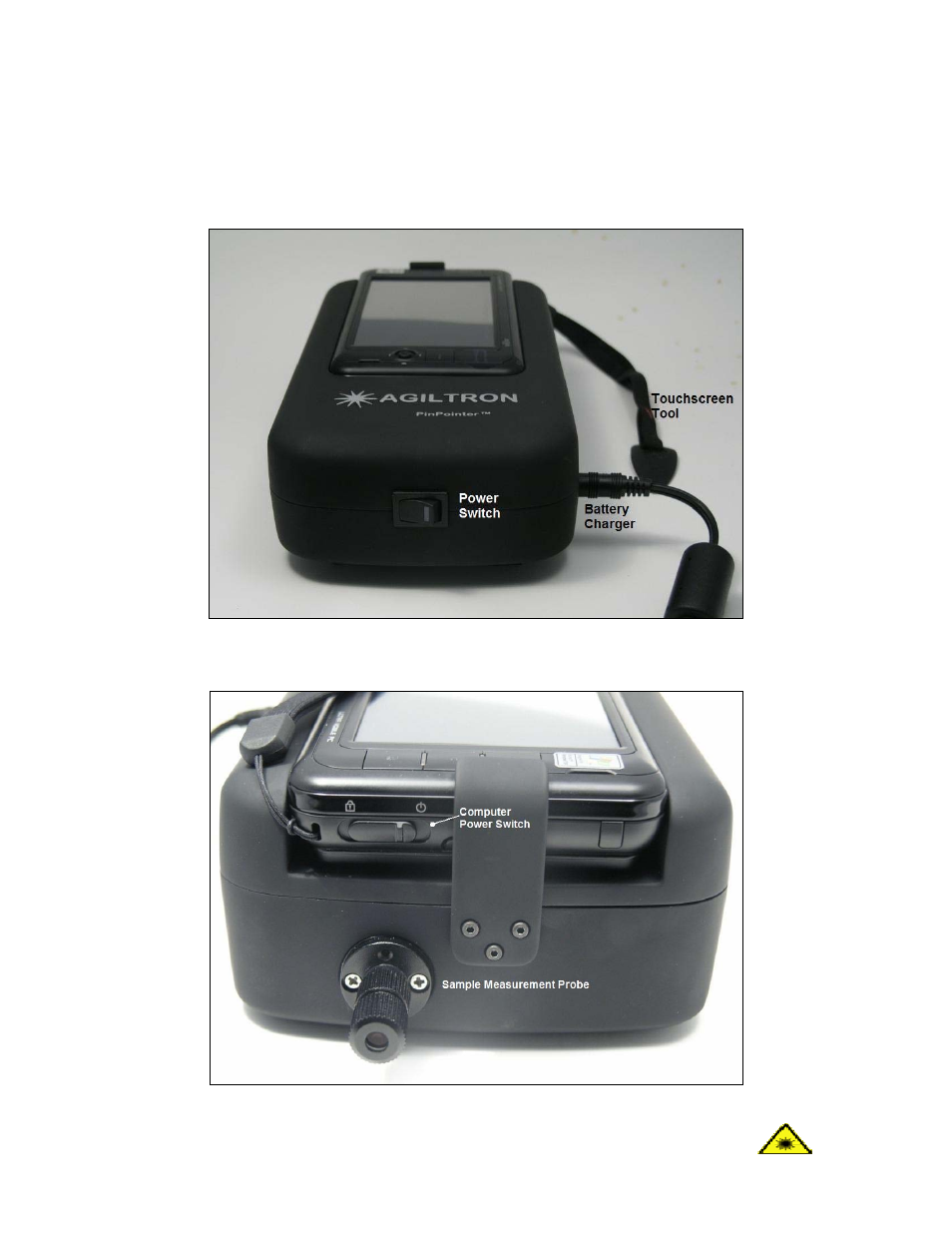 Power controls | Ocean Optics PinPointer User Manual | Page 4 / 16