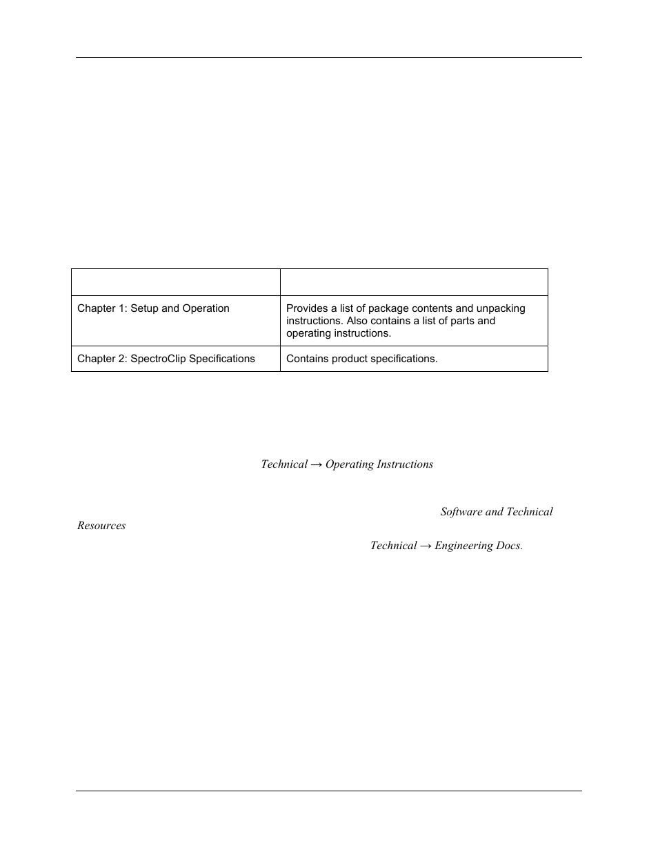 About this manual, Document purpose and intended audience, Document summary | Product-related documentation, Upgrades | Ocean Optics SpectroClip Probe User Manual | Page 7 / 18