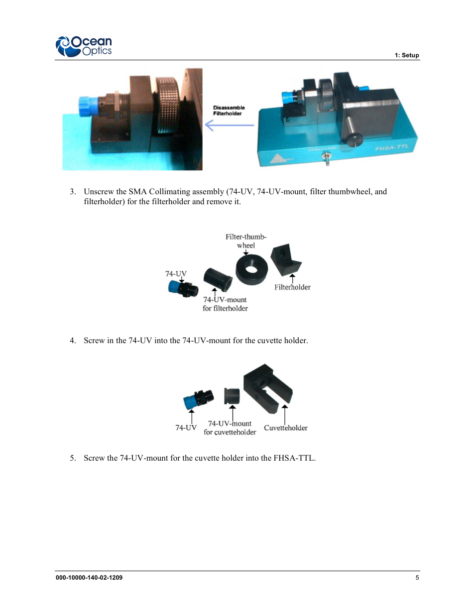 Ocean Optics FHSA-TTL User Manual | Page 11 / 18