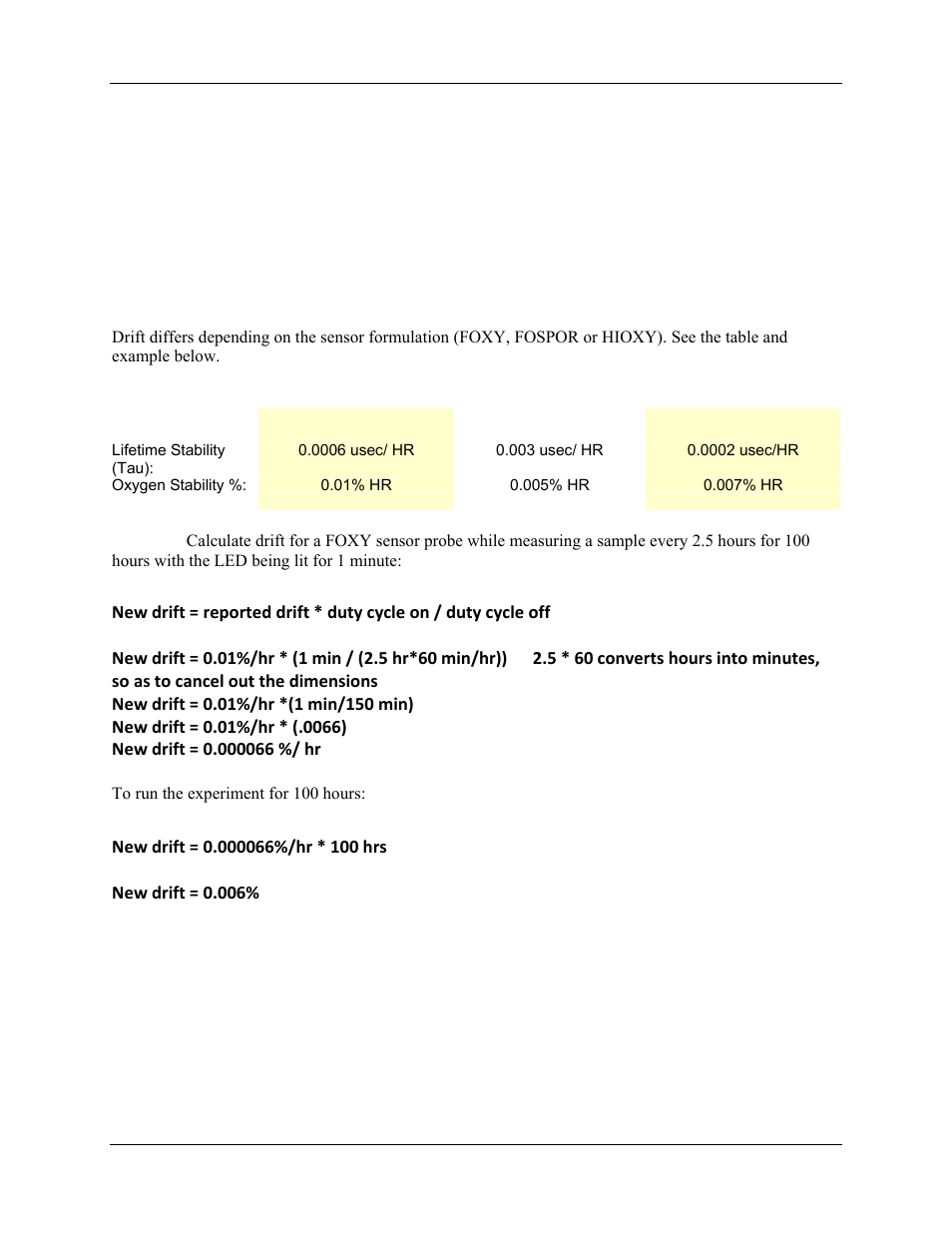 Calculating drift per sensor, Appendix d: calculating drift per sensor, Appendix d | Ocean Optics NeoFox User Manual | Page 74 / 77