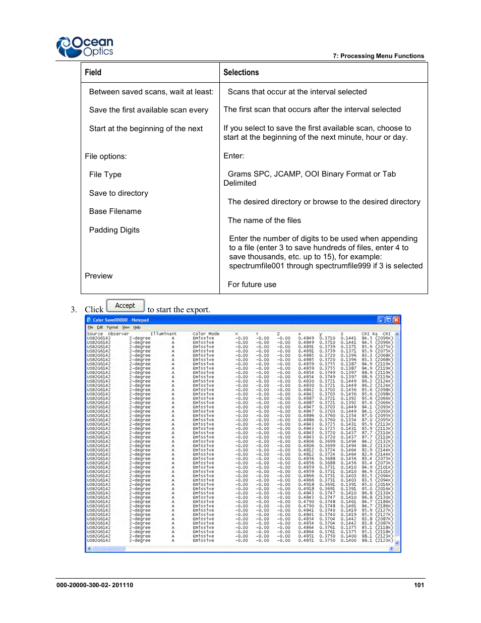 Ocean Optics SpectraSuite User Manual | Page 113 / 198