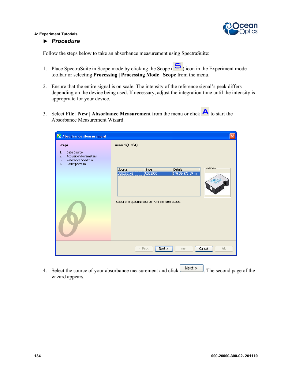 Ocean Optics SpectraSuite User Manual | Page 146 / 198