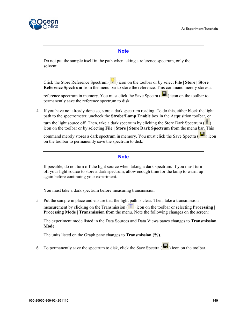 Ocean Optics SpectraSuite User Manual | Page 161 / 198