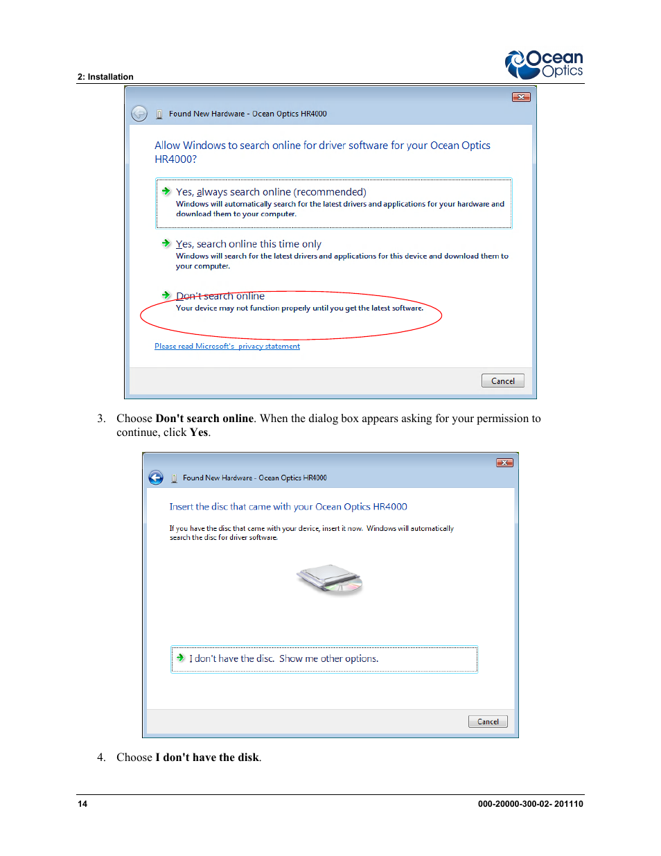 Ocean Optics SpectraSuite User Manual | Page 26 / 198