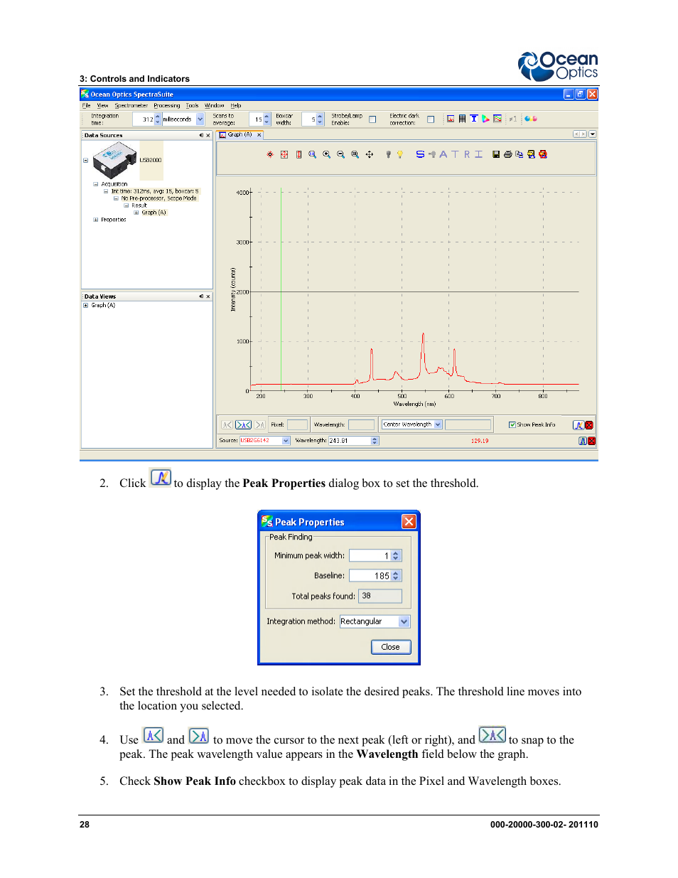 Ocean Optics SpectraSuite User Manual | Page 40 / 198