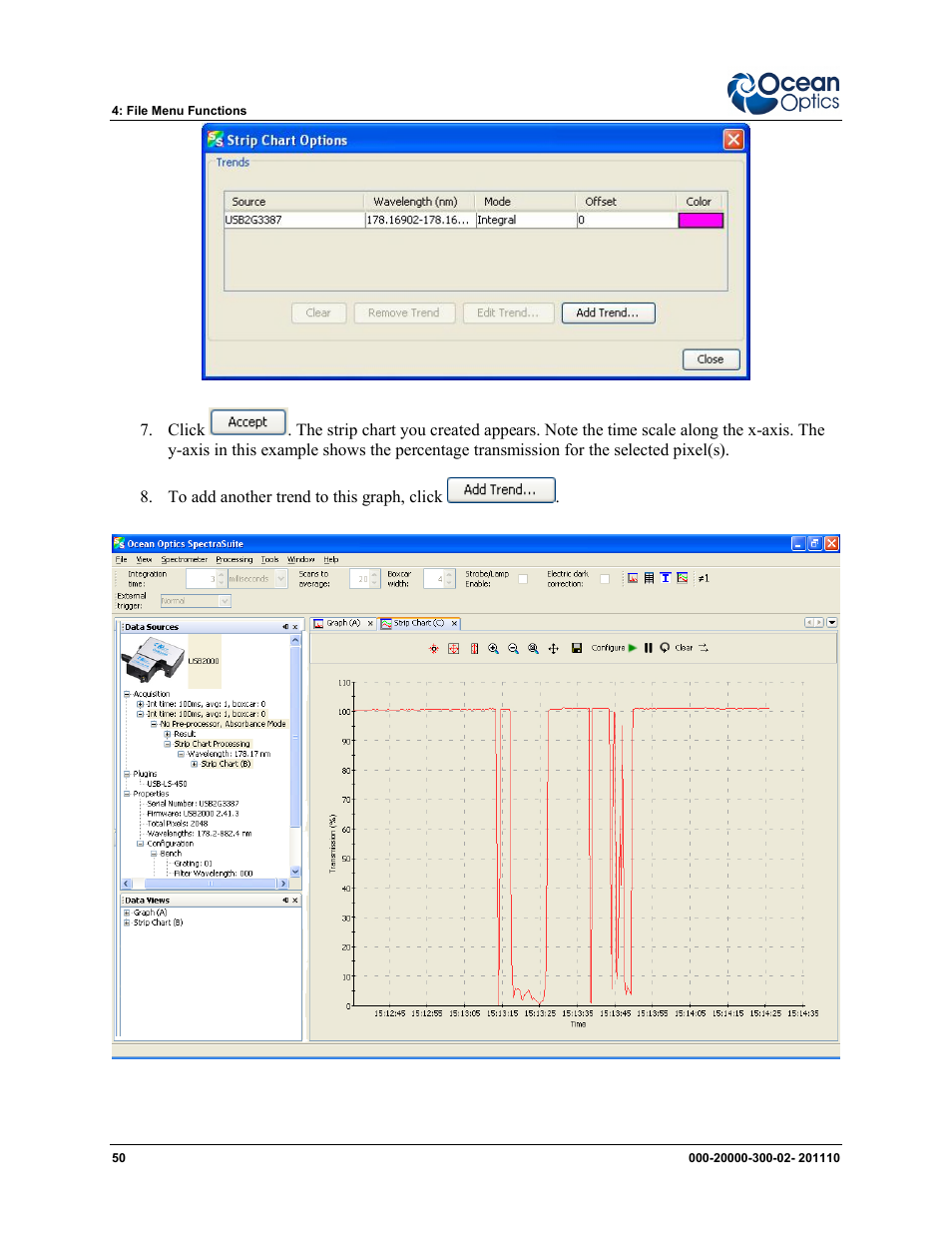 Ocean Optics SpectraSuite User Manual | Page 62 / 198