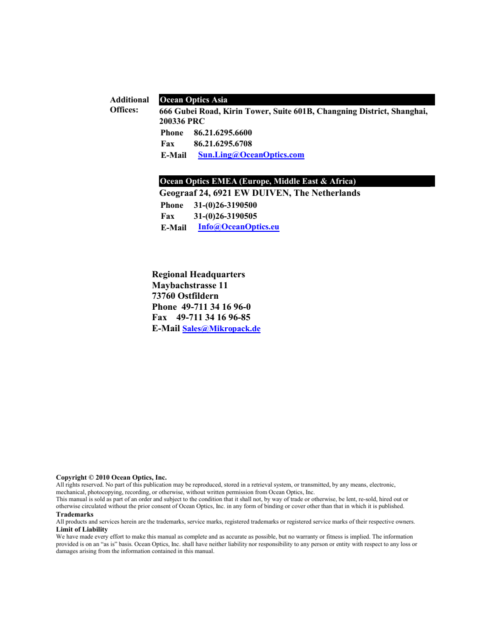 Ocean Optics Jaz Scripting Language and Scripting Engine User Manual | Page 2 / 74