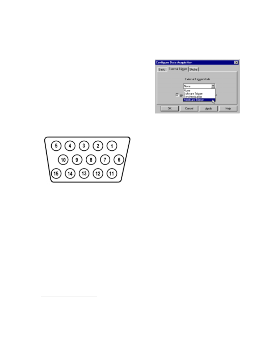 Appendix c: external triggering, External software trigger | Ocean Optics S1024DW Install User Manual | Page 64 / 67