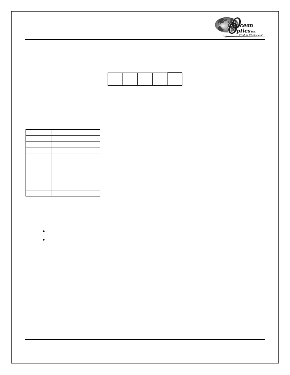 Pin accessory connector pinout diagram, Pin accessory connector – pin definitions | Ocean Optics USB2000 User Manual | Page 14 / 43