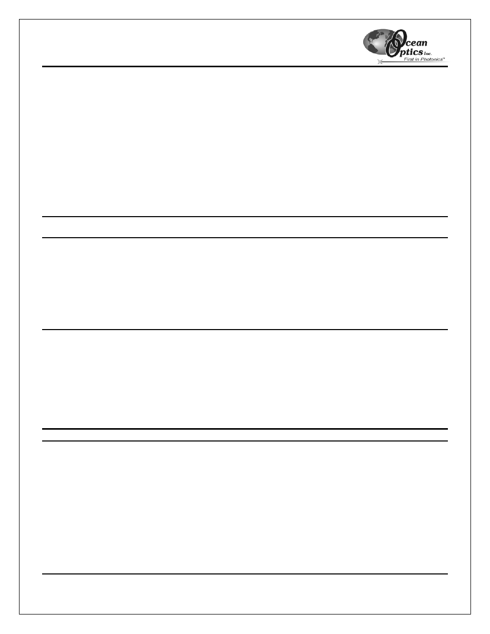 Spectrometer configuration screen, Connect spectroscopic accessories, External triggering options | Ocean Optics USB2000 User Manual | Page 18 / 43